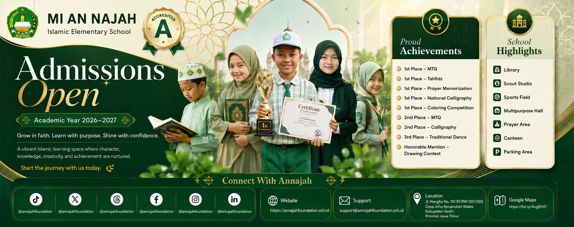 Admissions Open — School Year 2026–2027